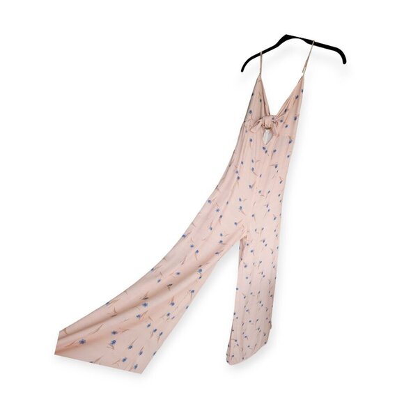 Revolve Blue Life pink champagne coral relaxed joyride jumpsuit size S EUC - Picture 6 of 10
